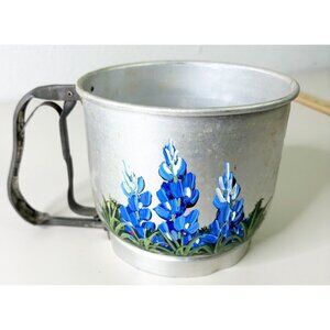 VTG Foley Aluminum 5-Cup Flour Sifter w/ Hand Squeeze Spring Handle MADE IN USA